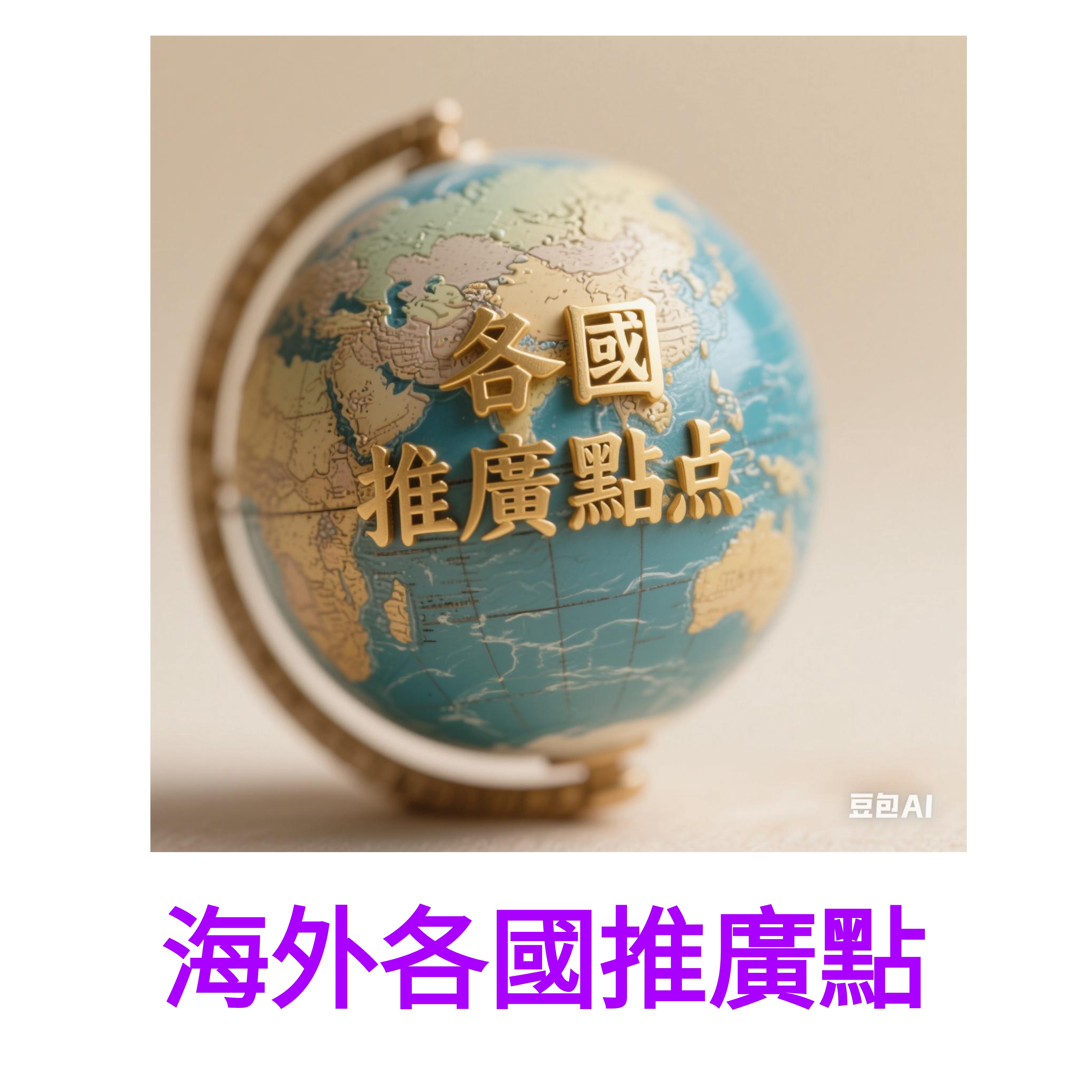 海外各國推廣點